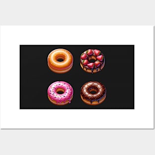 All Donut sticker pack Posters and Art